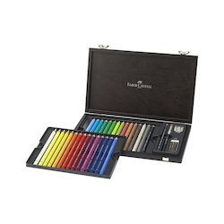 Artist supply: Faber-Castell Albrecht Durer Magnus Watercolour Pencil Wood Case