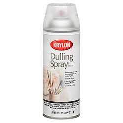 Artist supply: Krylon Dulling Spray