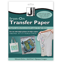Artist supply: Iron-On Transfer Paper 3 pack