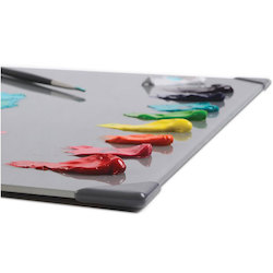 Artist supply: POSH Table Top Glass Palettes
