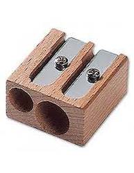 Artist supply: Wooden Sharpener Double