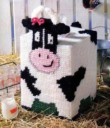 Cow tissue box