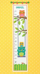 Craft material and supply: Owl growth chart