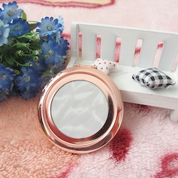 Craft material and supply: Cross Stitch Rose Gold Compact Mirror