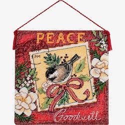 Craft material and supply: Peace Ornament