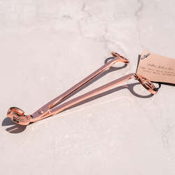 Luxe Rose Gold Stainless Steel Wick Trimmers