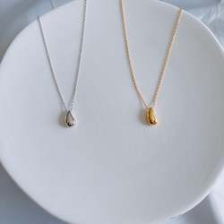 Internet only: Water Drop Gold Necklace