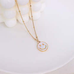 Internet only: Smile Face Necklace