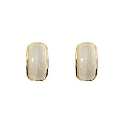 French Opal Earring Studs