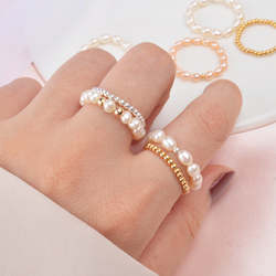 Internet only: Pearl and Silver Rings