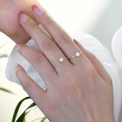 Internet only: Mini Pearl Rings