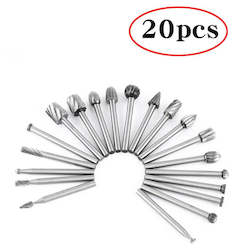 Internet only: 20pcs Tungsten Steel Carbide Burrs For Dremel Rotary Tool Bit