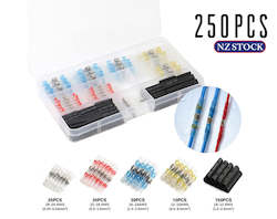 Internet only: 250pcs Solder Seal Heat Shrink Wire Connectors Terminals