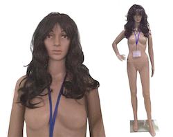 Internet only: Female mannequin Full Body with Wig (M-10)