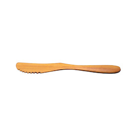 Kitchenware: Handcrafted Serrated Wooden Knife