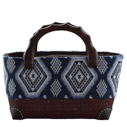 Blue Patterned  Krajood Bag | yompai