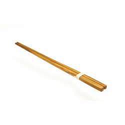Kitchenware: Set of 4 Long  Handmade Wooden Chopsticks | yompai