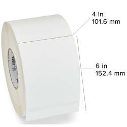 Zebra UHF RFID General Purpose Synthetic label Tag - 150mm x 105mm Per Roll Price of