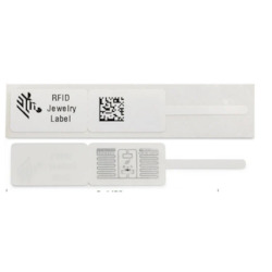 Zebra UHF RFID Label tag - Specialty Jewelry Synthetic label - UHF RFID Tag for Zebra Printers
