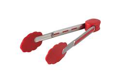 Silicone Utility Tongs 24cm Red