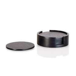 Nel Lusso Tokyo 6 Piece Black Coaster Set  - PRE-ORDER FROM APPROX OCTOBER TBC