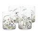 NEW Wildflower Old Fashioned Glass Set of 4  - PRE-ORDER FOR EARLY NOV