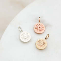 Gold smithing: Daisy Pendant Charms