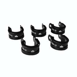 Motor vehicle parts: AN CUSHIONED P-CLIPS (PACK OF 5)